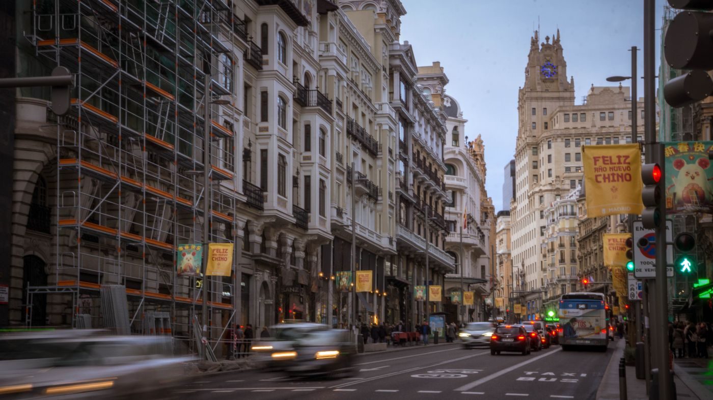 Una calle de Madrid